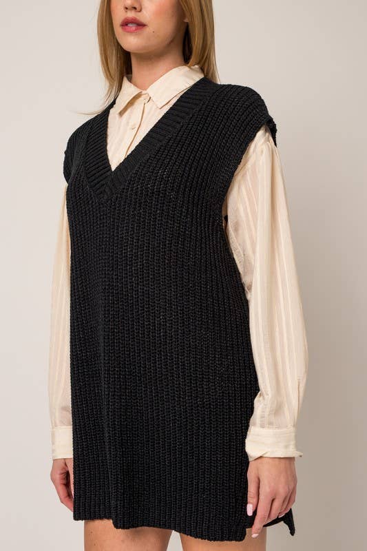Gabrielle Tunic Knit Vest