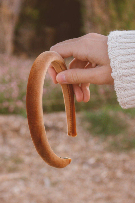 Autumn | Slim Velvet Hard Headband