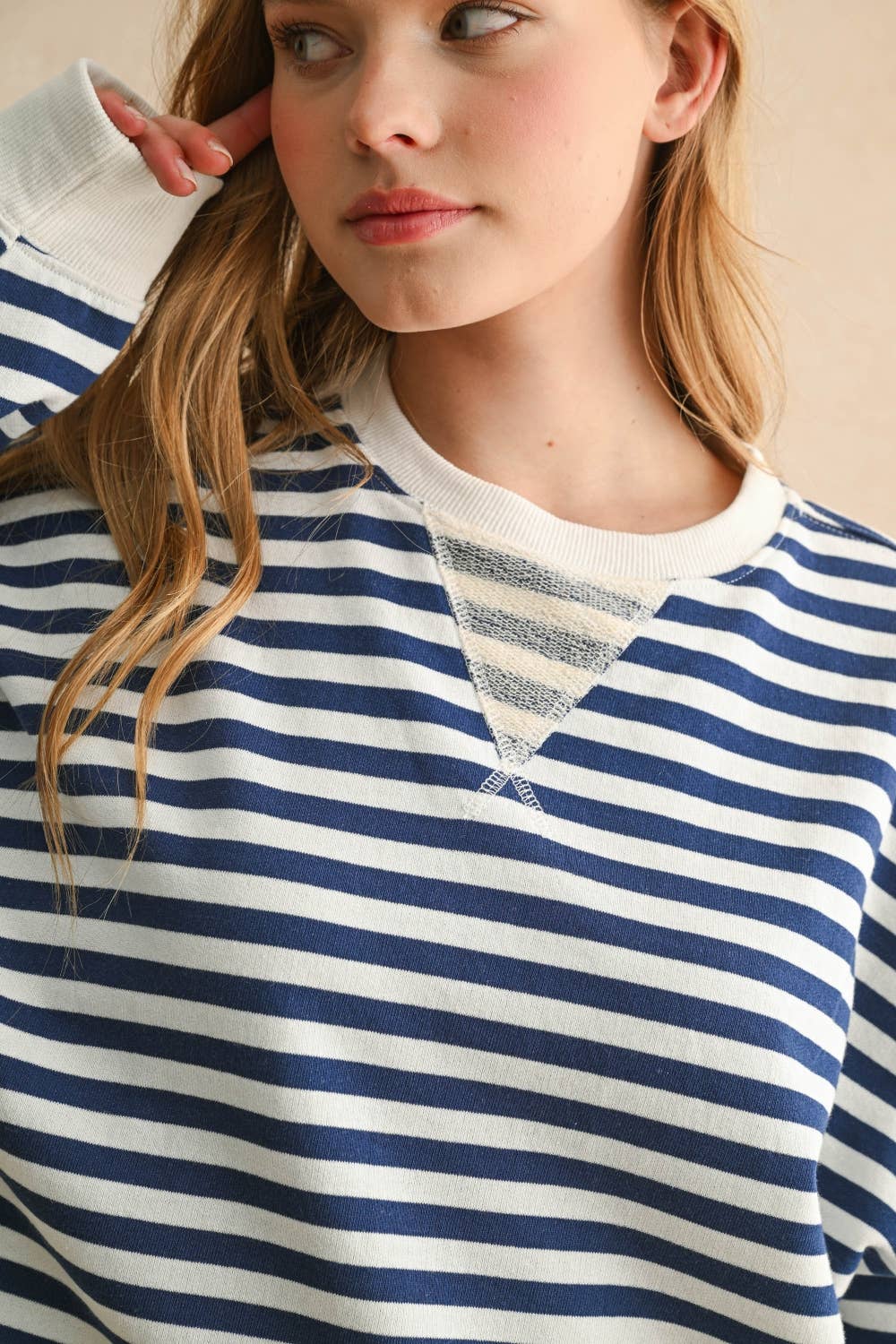 Jenna Striped Pullover