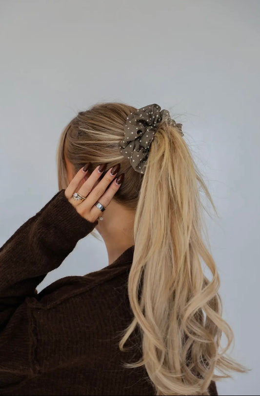 Polka Dot Oversized Scrunchie | KAXI