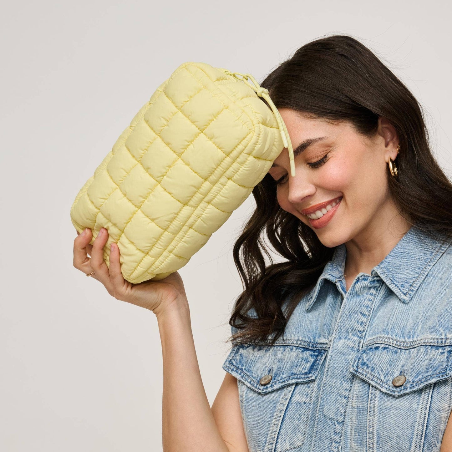 Cloud Nine Quilted Puffer Pouch