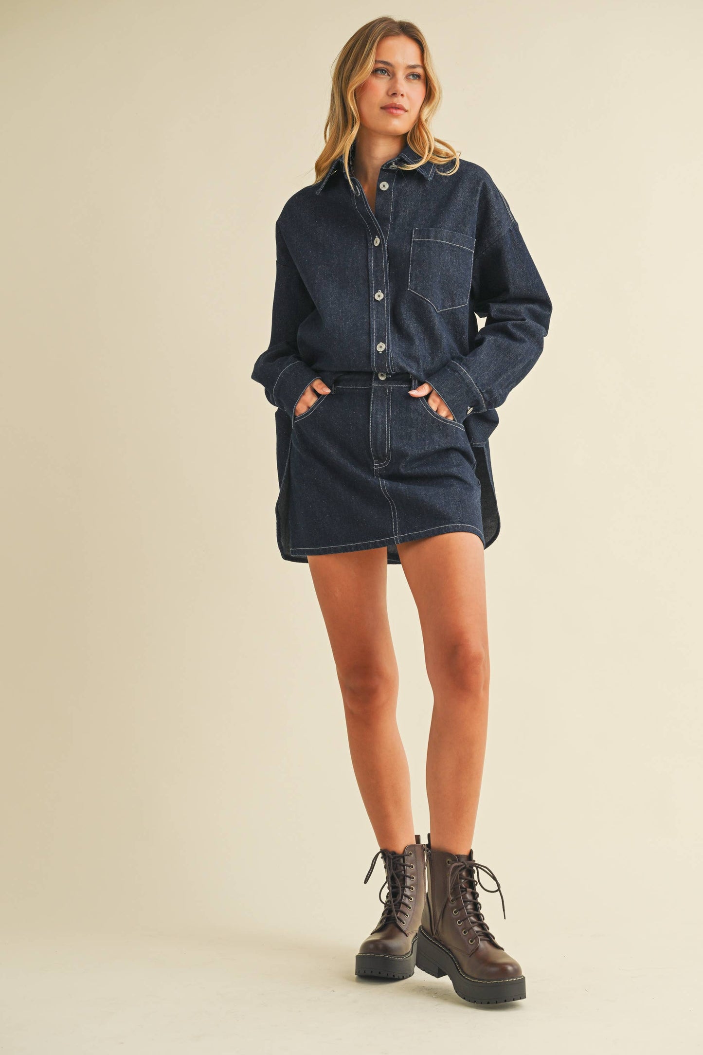 Birdie Denim Set