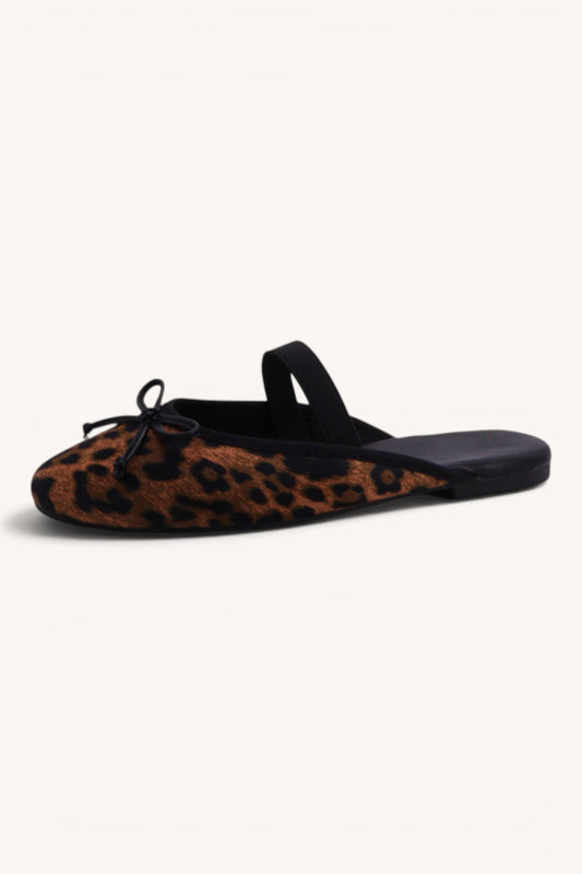 Priscilla Leopard Ballet Flats
