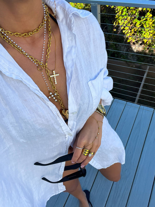 Faith Chunky Diamond Necklace