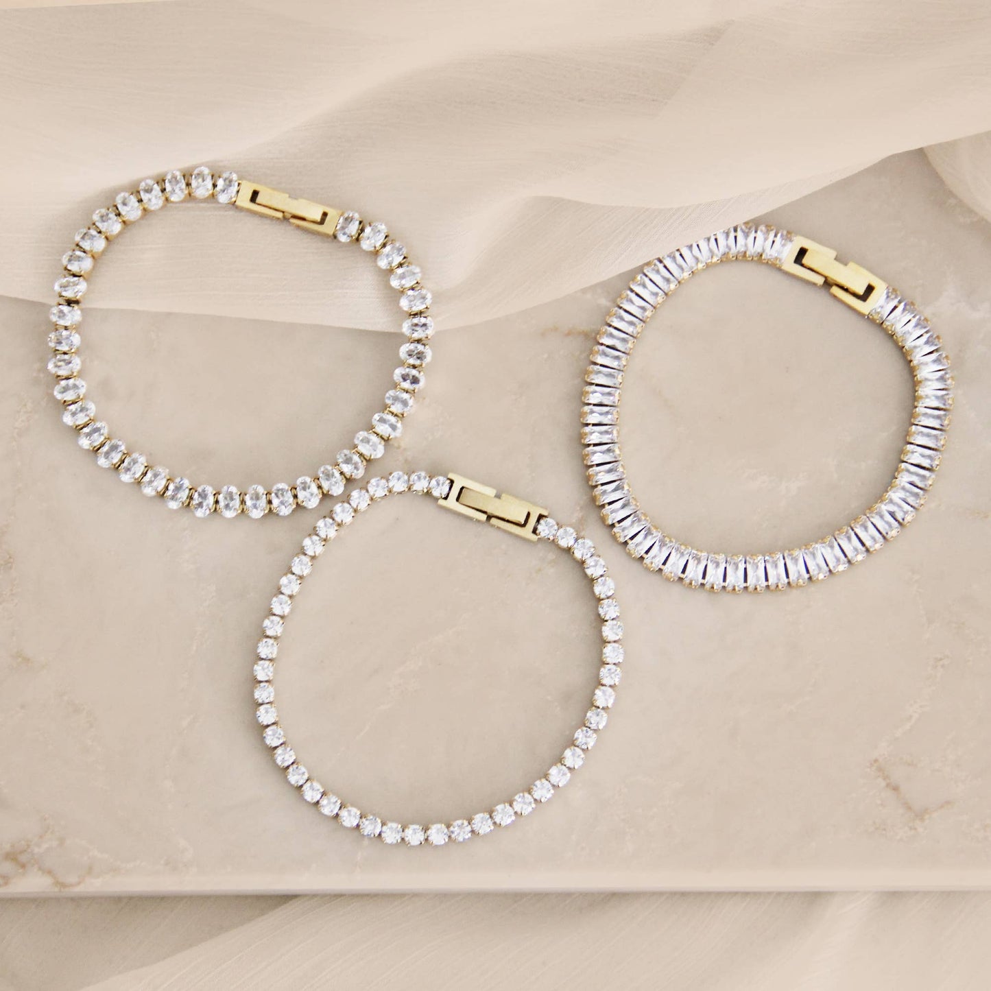 Ellie Tennis Bracelet | Waterproof Jewelry