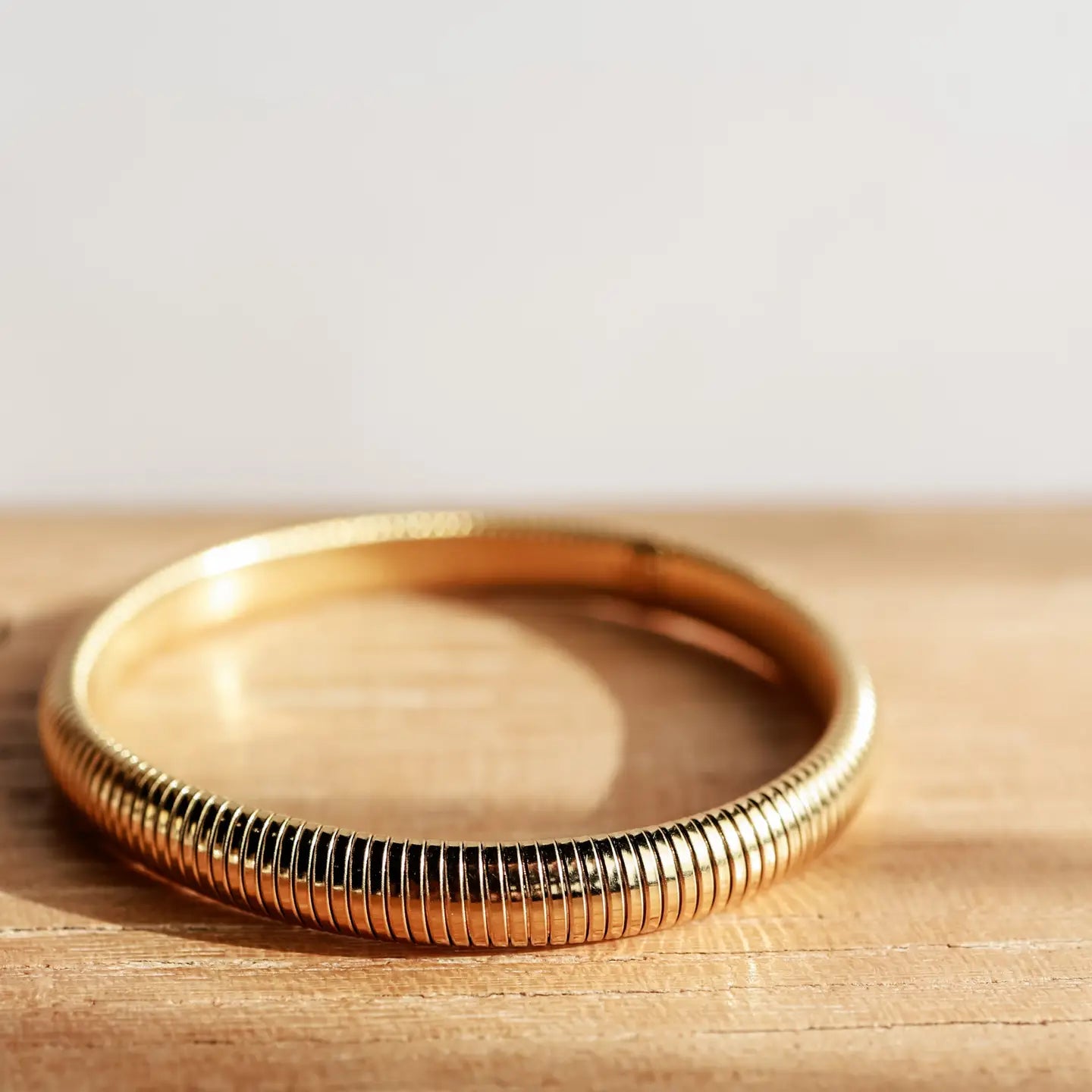 The Ribbed Bangle Small | WATERPROOF JEWELRY