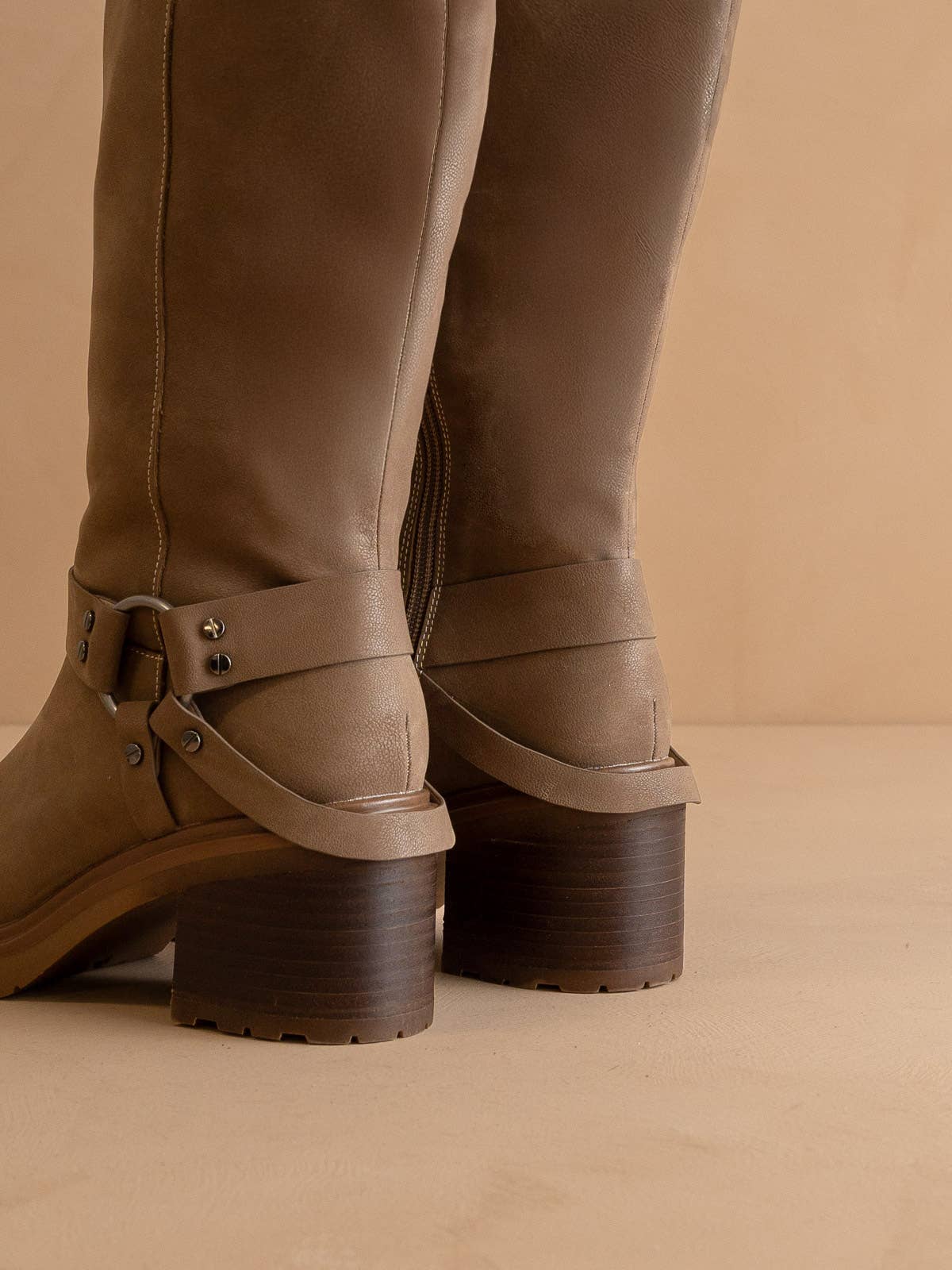 The Leanne Moto Knee High Boot