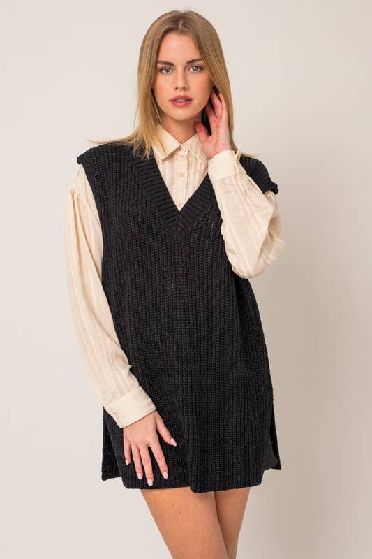 Gabrielle Tunic Knit Vest