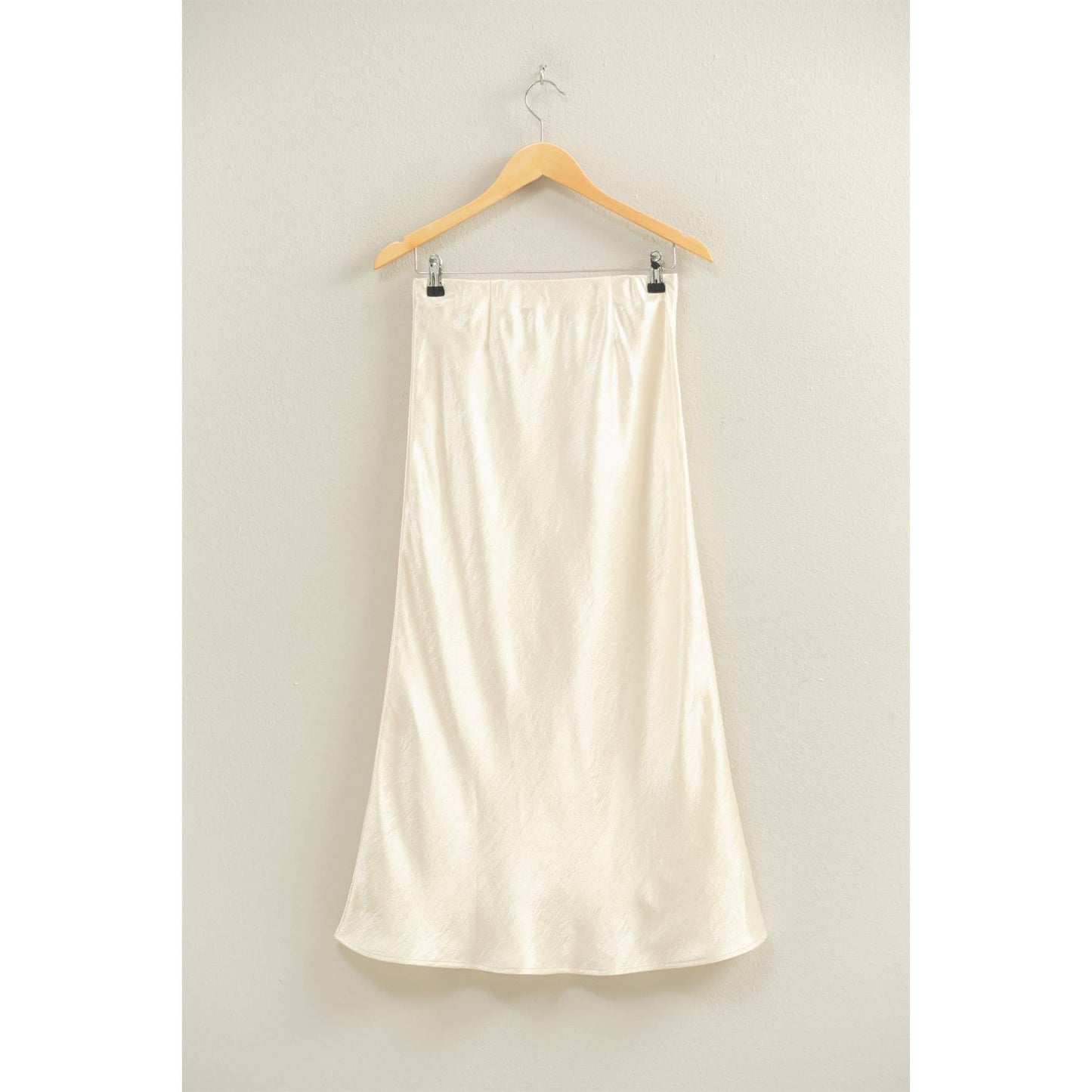 Dana Satin Midi Skirt