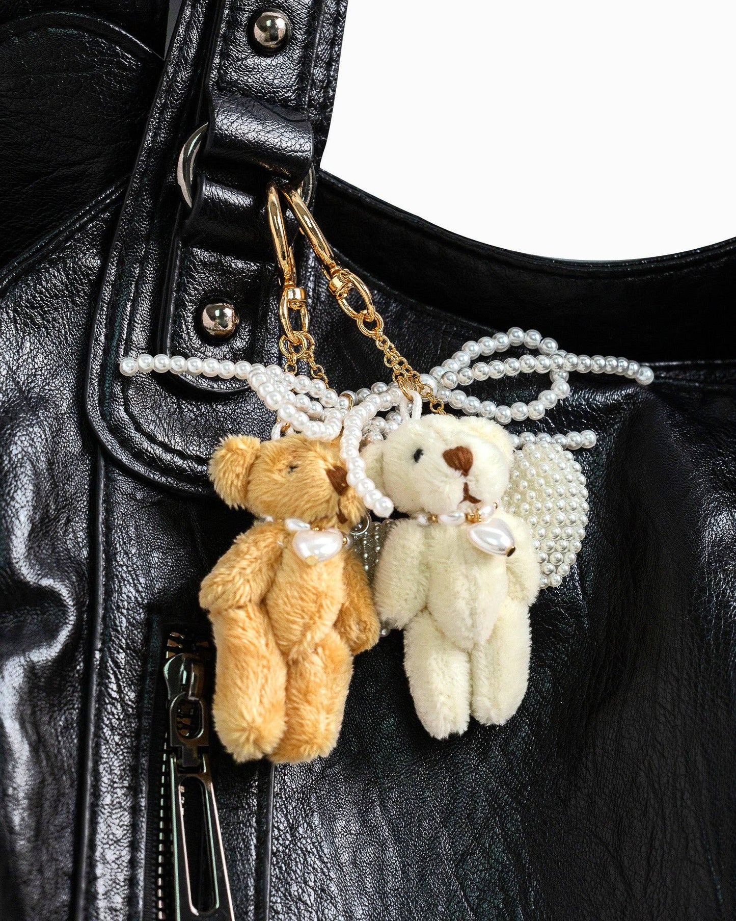 Pearly Bear Bag Charm