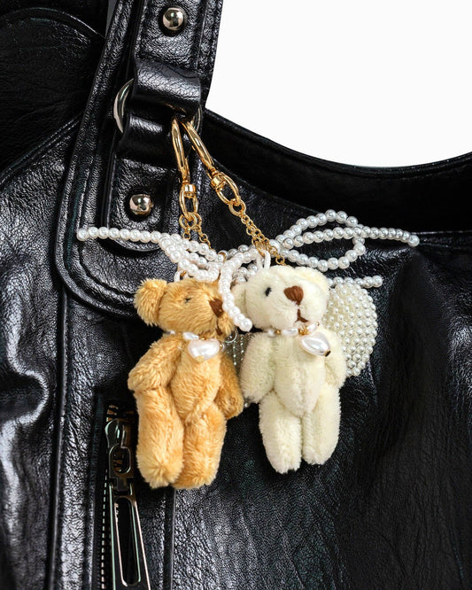 Pearly Bear Bag Charm
