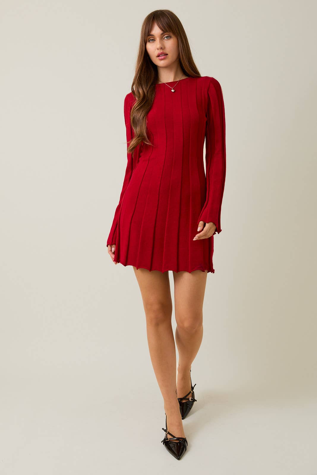 Gem Sweater Mini Dress