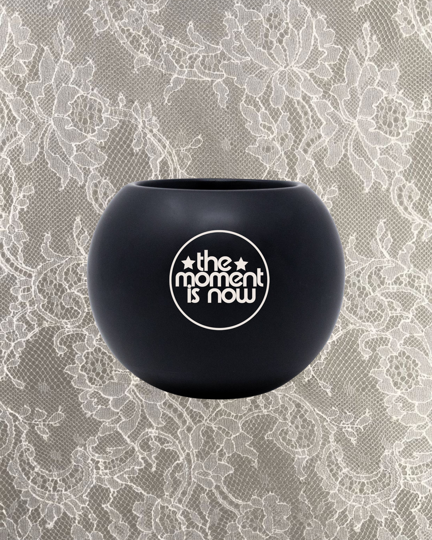 8-Ball Ceramic Vase