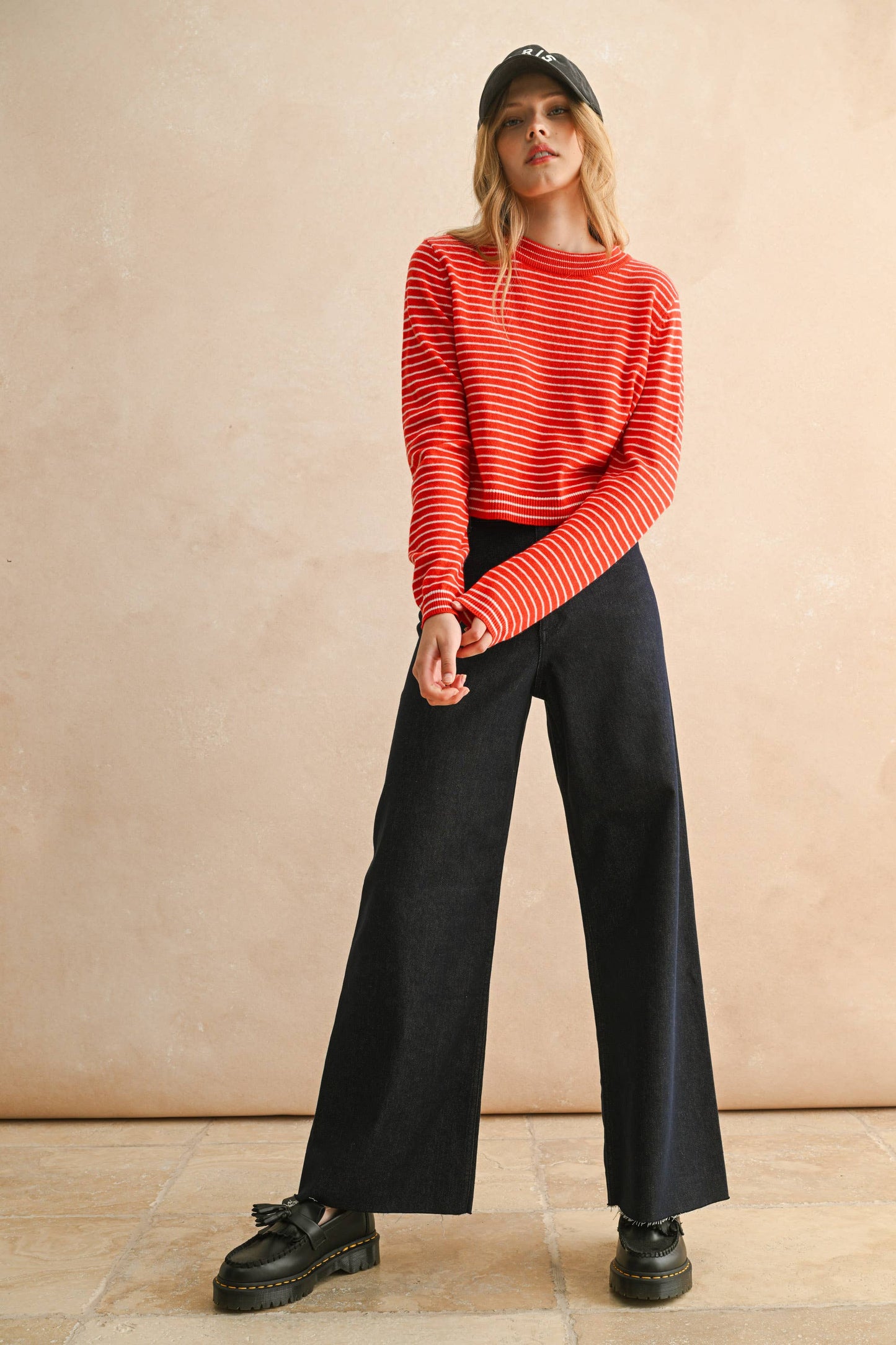 Wanda Striped Knit Long Sleeve