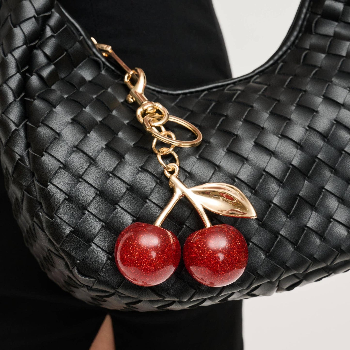 Cherry Keychain Charm