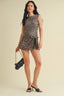 Stacie Leopard Wrap Dress
