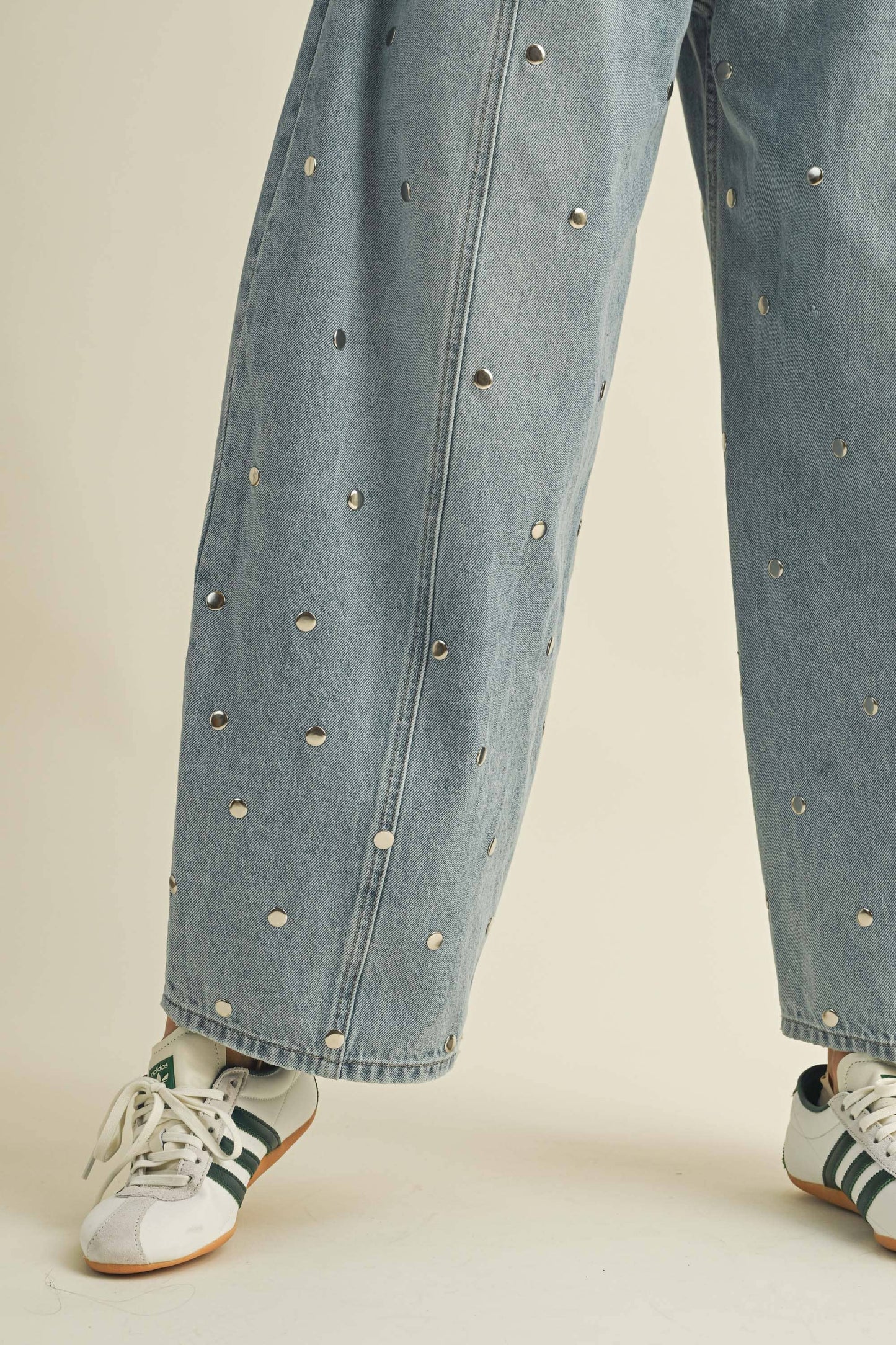 Sadie Stud Barrel Jeans