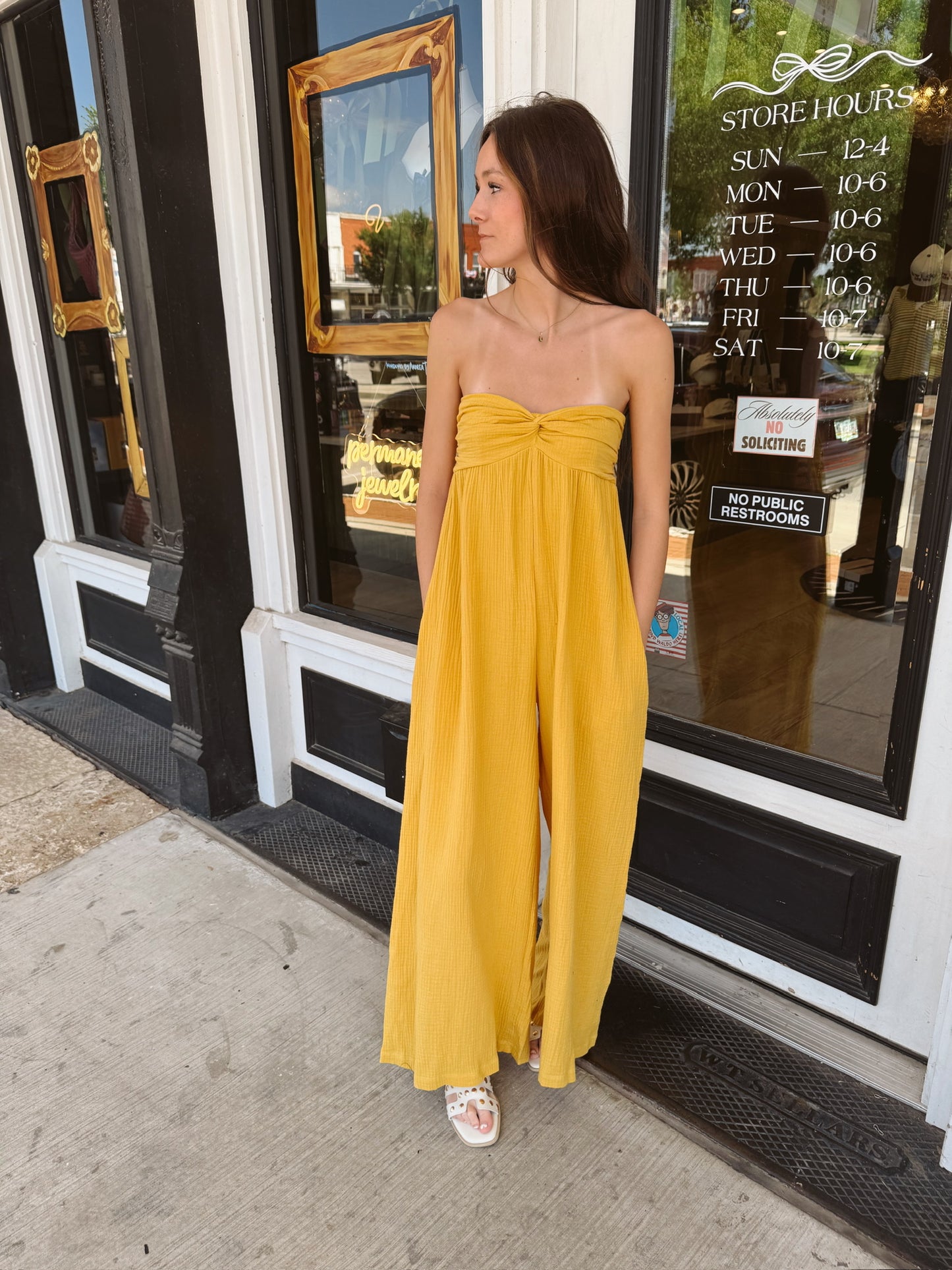 Crystal Strapless Jumpsuit