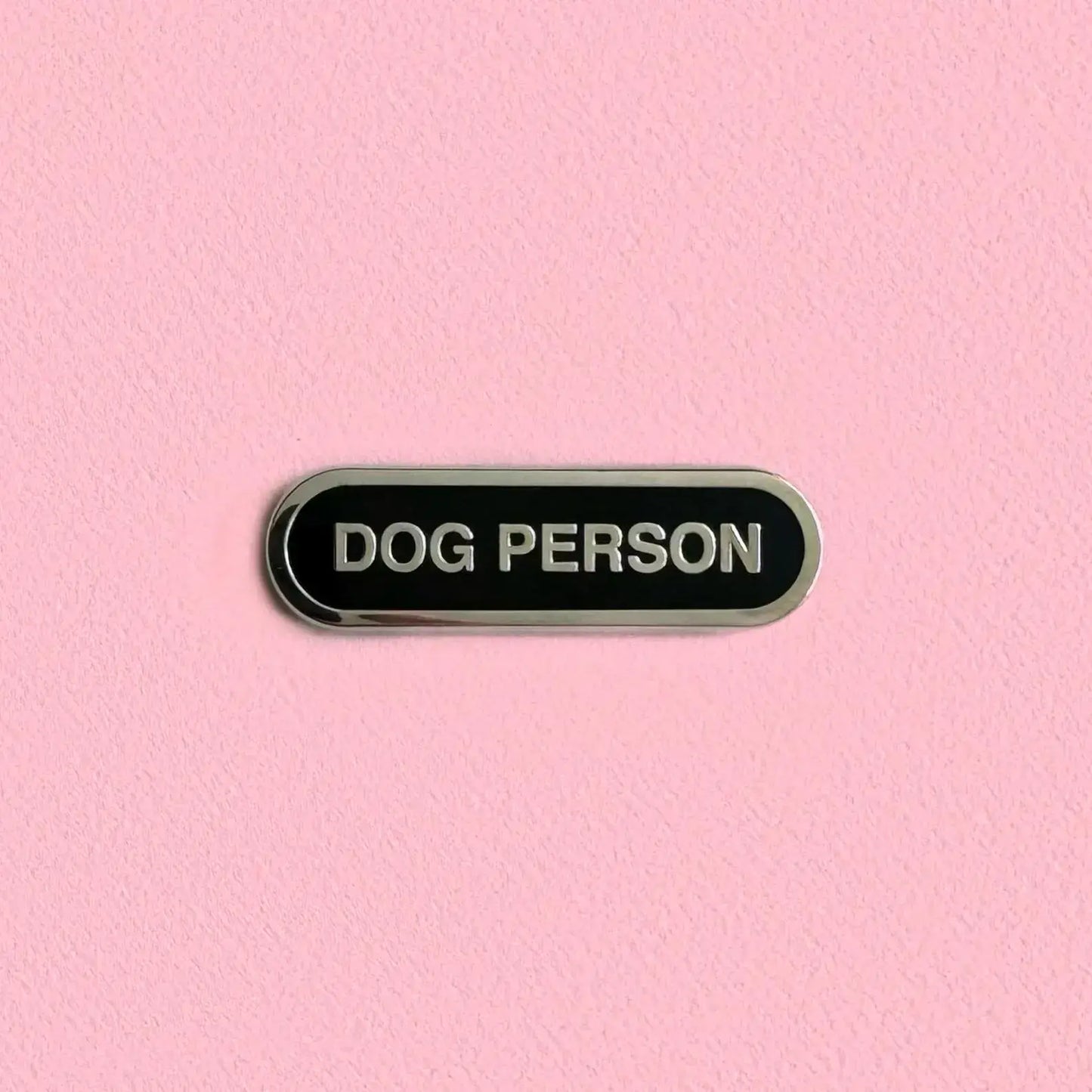 Dog Person Enamel Pin