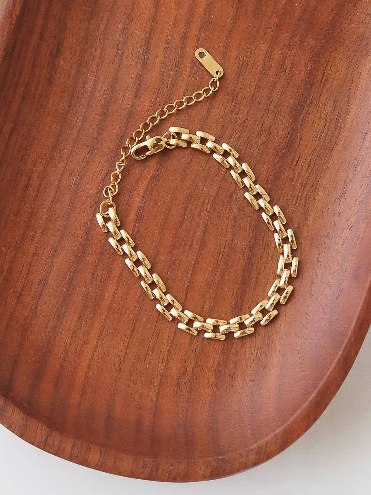 Forte Flat Chain Bracelet | Waterproof Jewelry