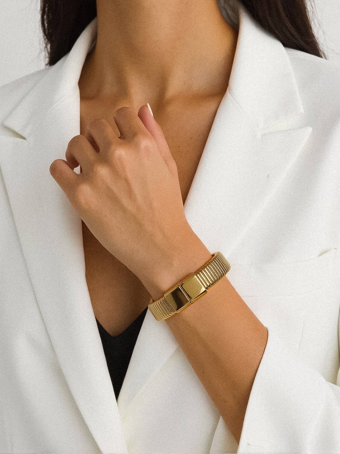 Christel Stripe Bangle | Waterproof Jewelry
