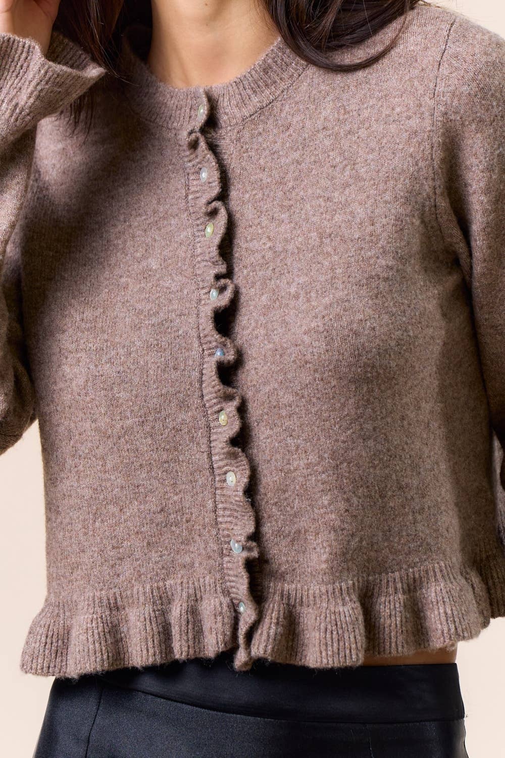 Goldie Ruffle Cardigan
