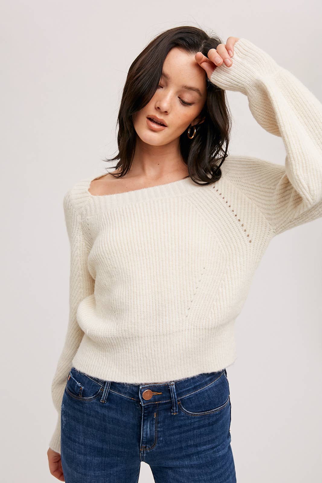 Beth Square Neck Sweater