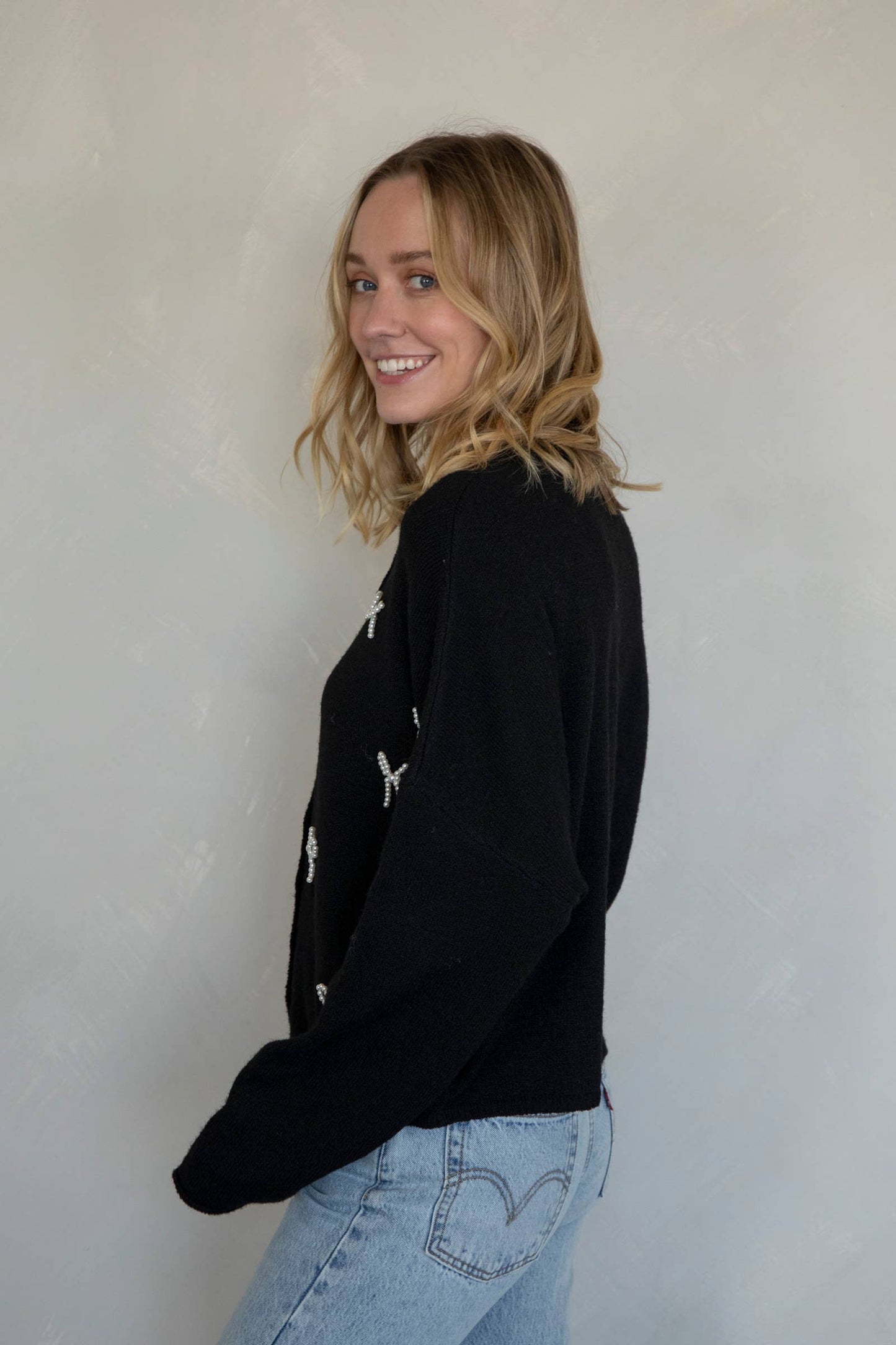 Emma Cardigan | Pearl Ribbons