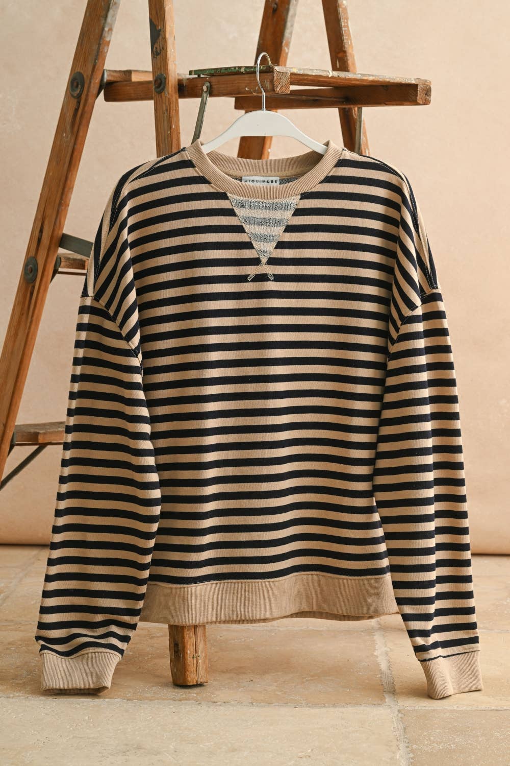 Jenna Striped Pullover