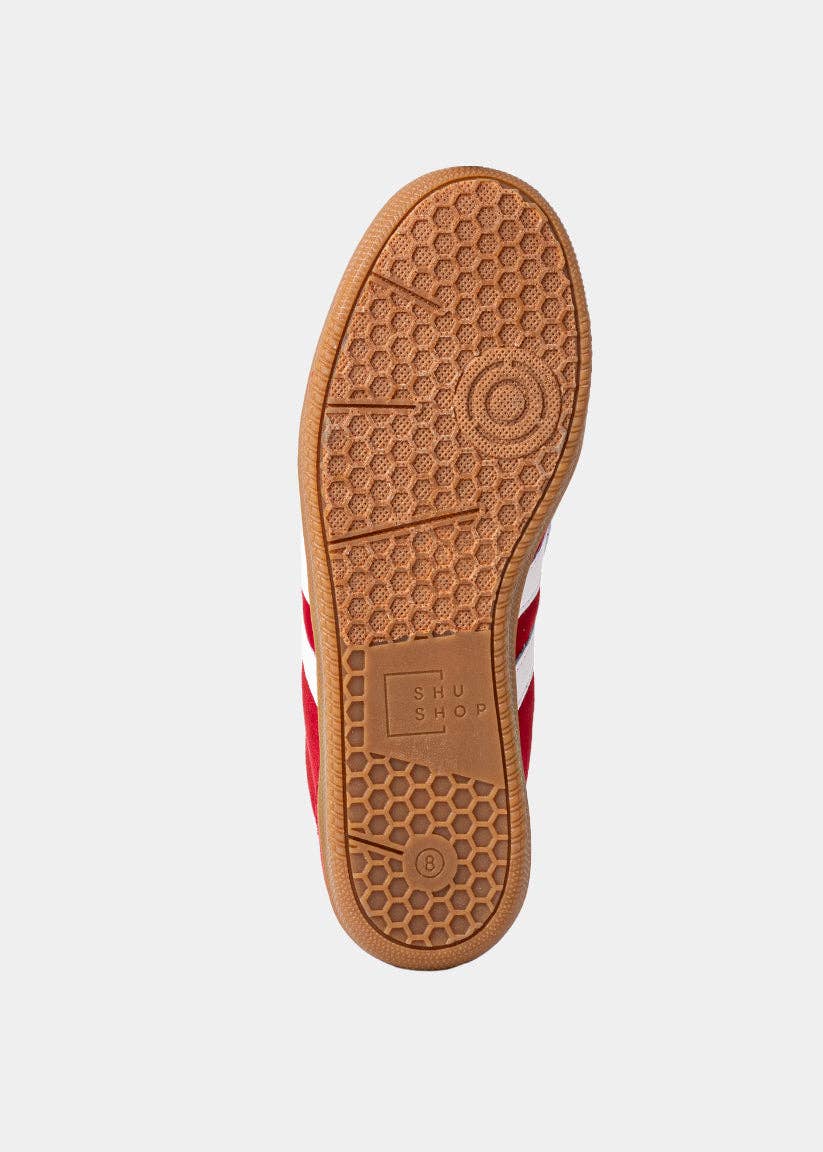 Sasha Red Suede Sneaker