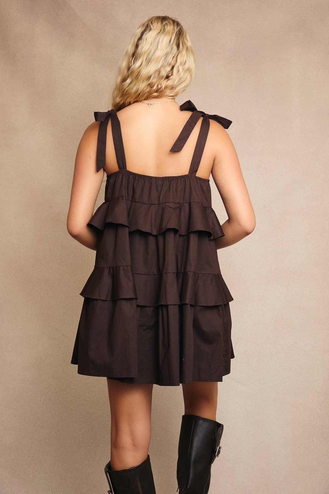Honey Ruffle Mini Dress