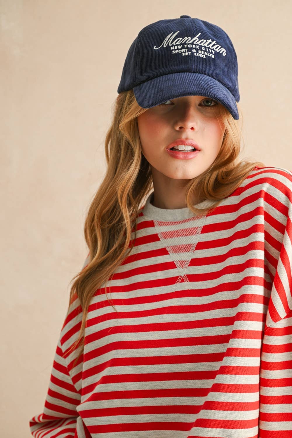 Jenna Striped Pullover