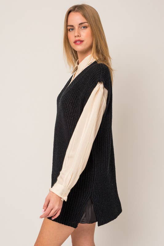 Gabrielle Tunic Knit Vest