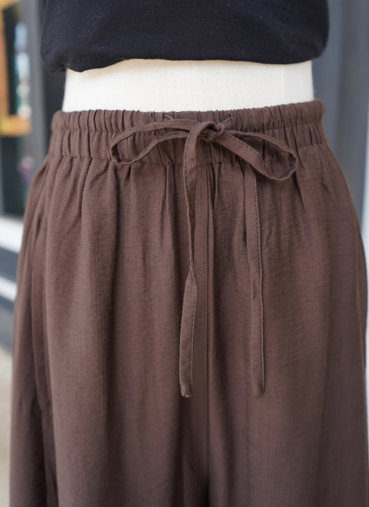 Latte Lace Barrel Pants