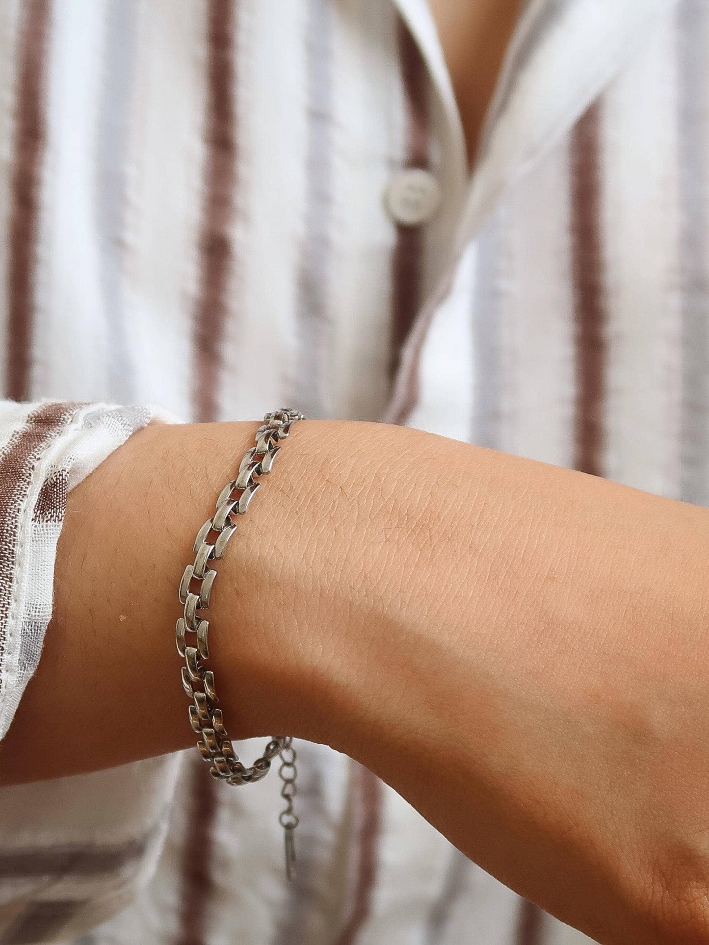 Forte Flat Chain Bracelet | Waterproof Jewelry