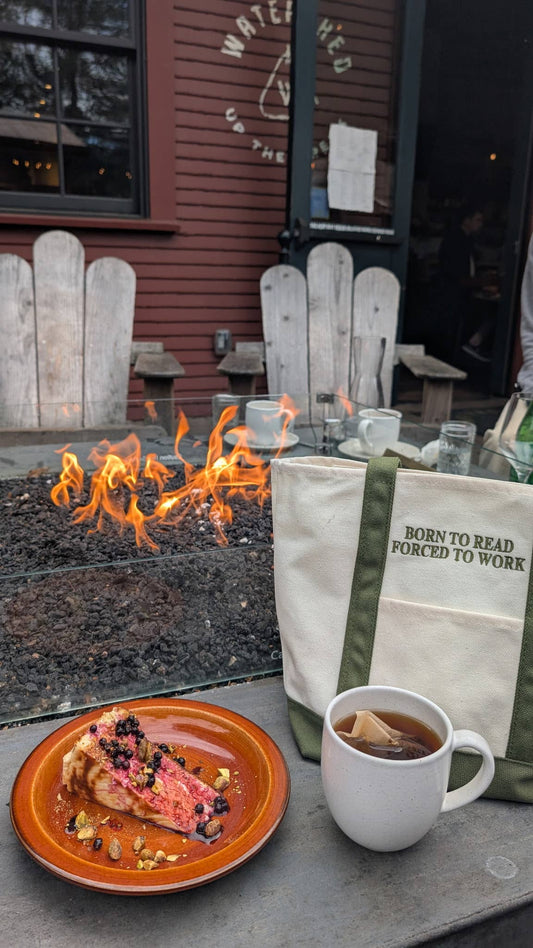 Bookish Mini Tote | Born to Read Forced to Work