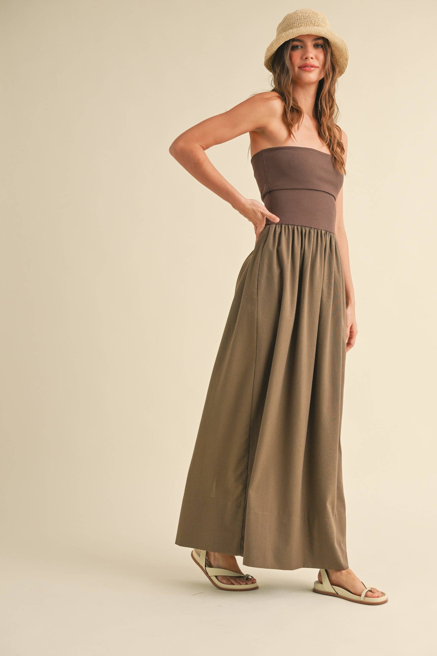Lea Strapless Maxi Dress
