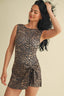 Stacie Leopard Wrap Dress