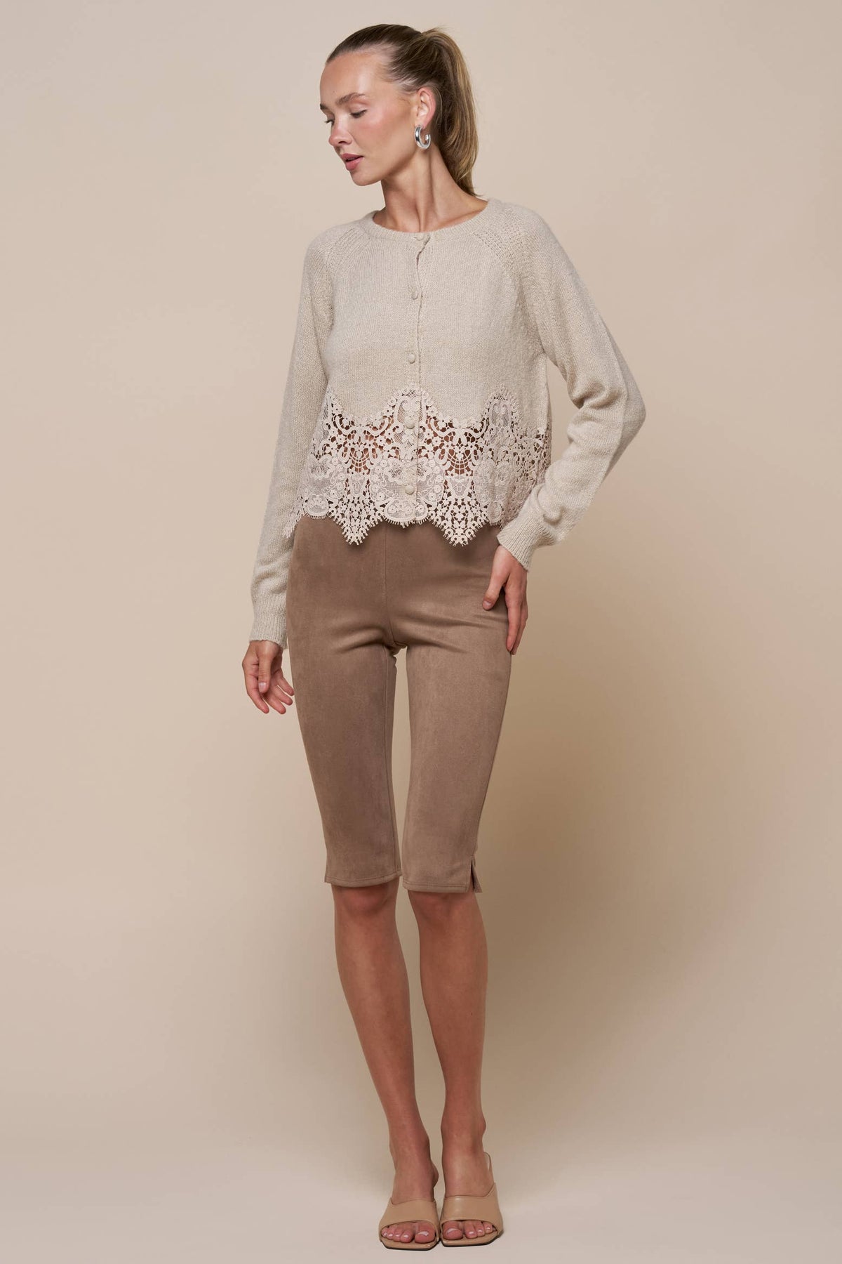 Helen Lace Crochet Cardigan