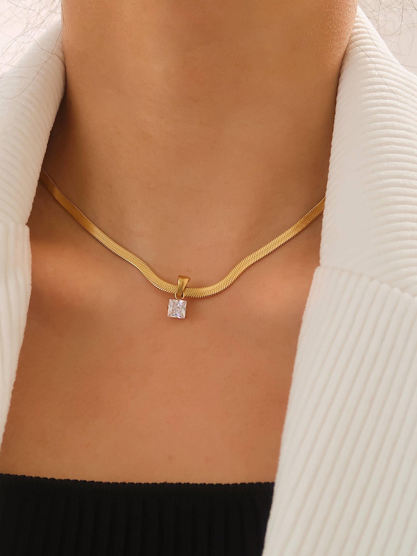 Blanc Necklace | Waterproof Jewelry