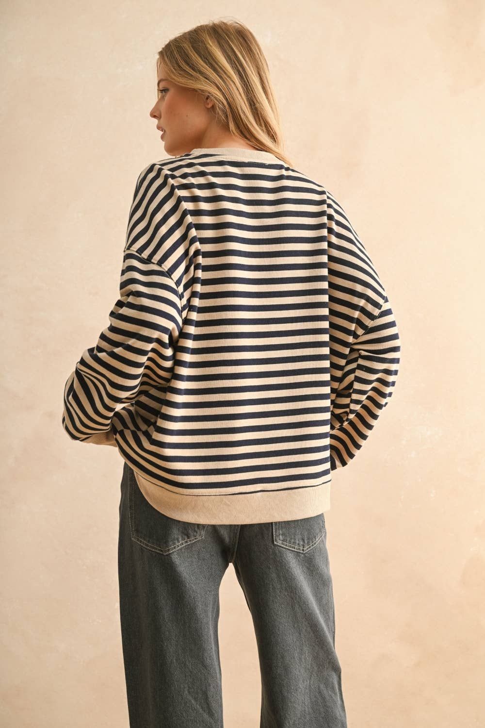Jenna Striped Pullover