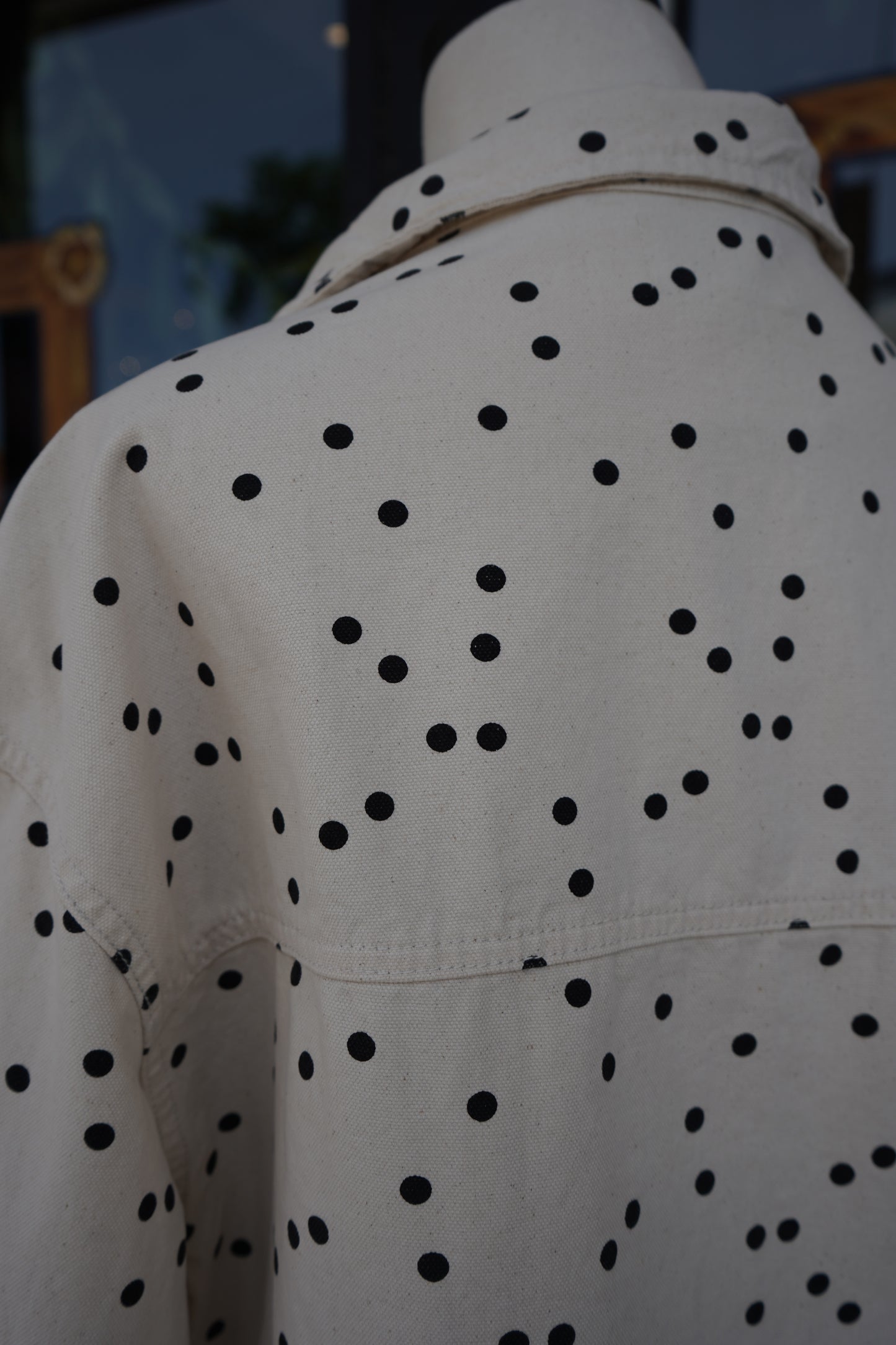 Amie Polka Dot High Neck Jacket