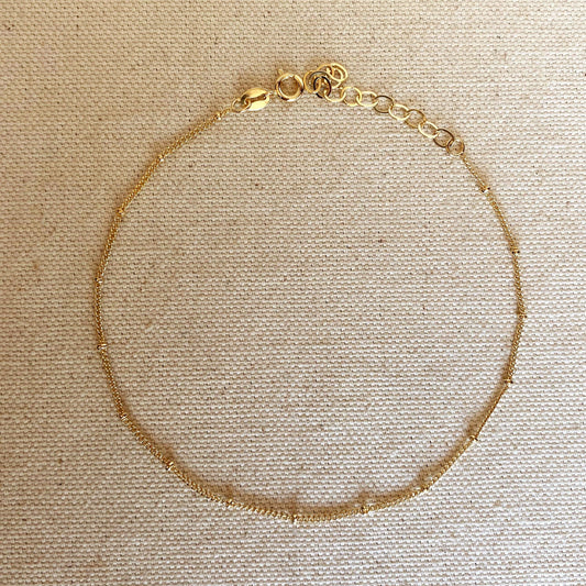 Satellite Chain Anklet | Waterproof Jewelry