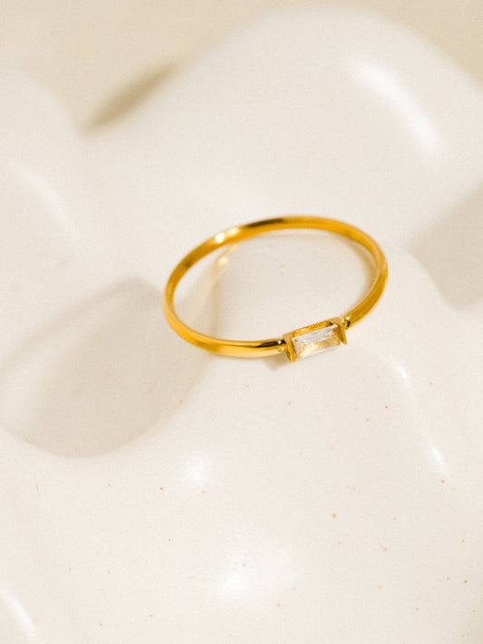 Brie Thin Ring | Waterproof Jewelry