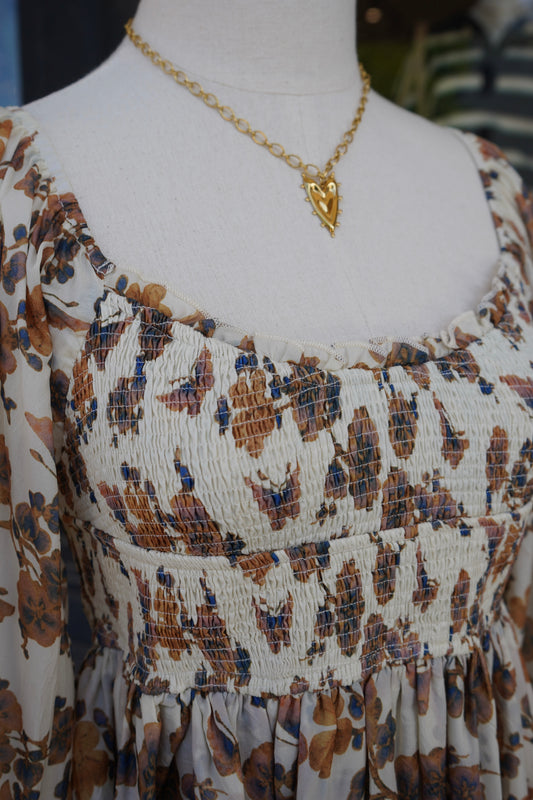 Fiona Floral Tiered Romper