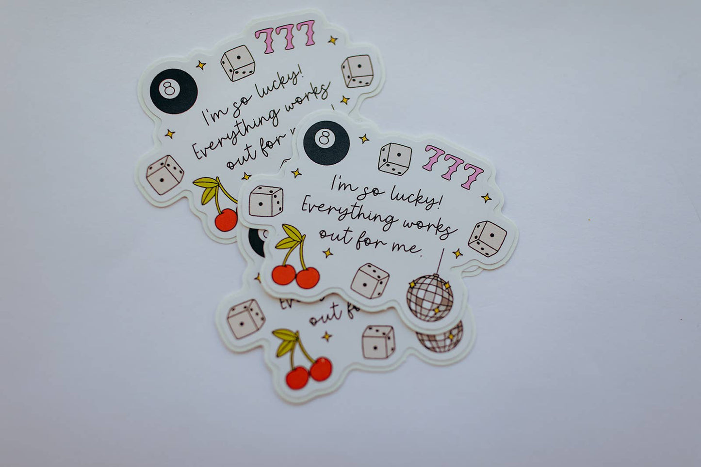 I'm So Lucky Sticker