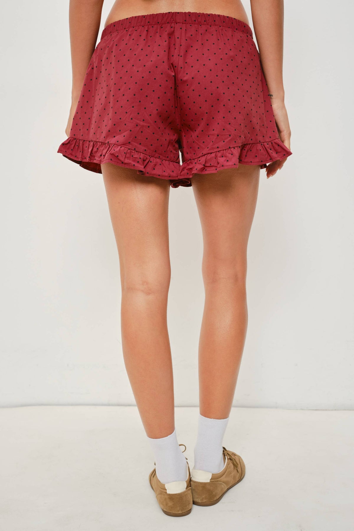 Rohan Frill Polka Dot Shorts
