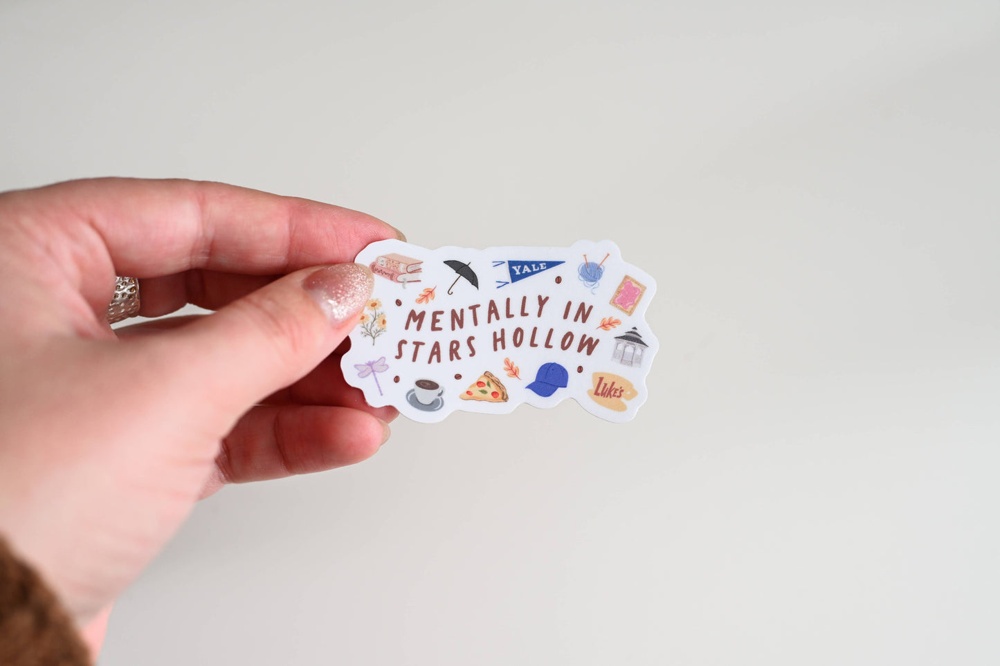Mentally in Stars Hollow Sticker