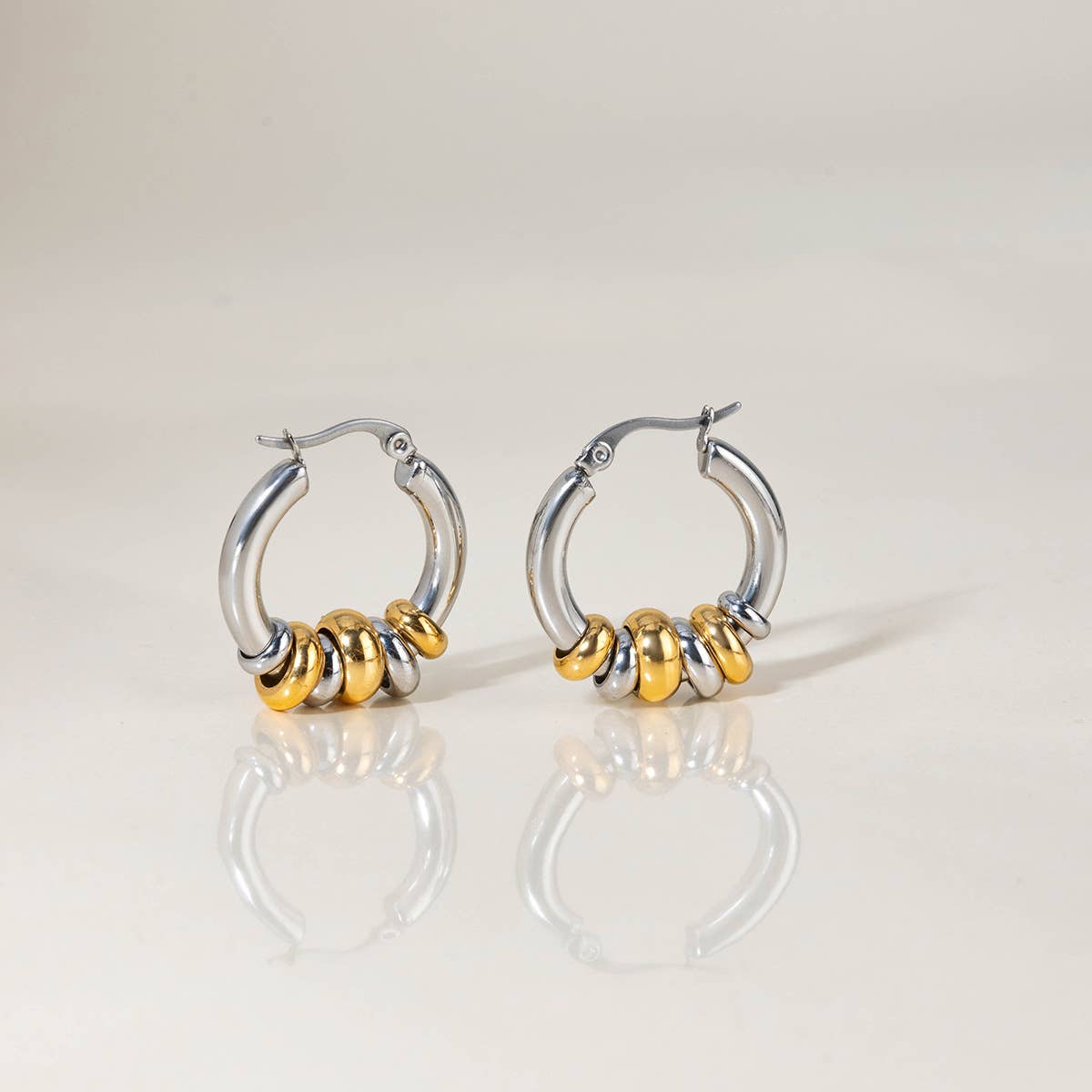 Trina Chunky Hoops | Waterproof Jewelry