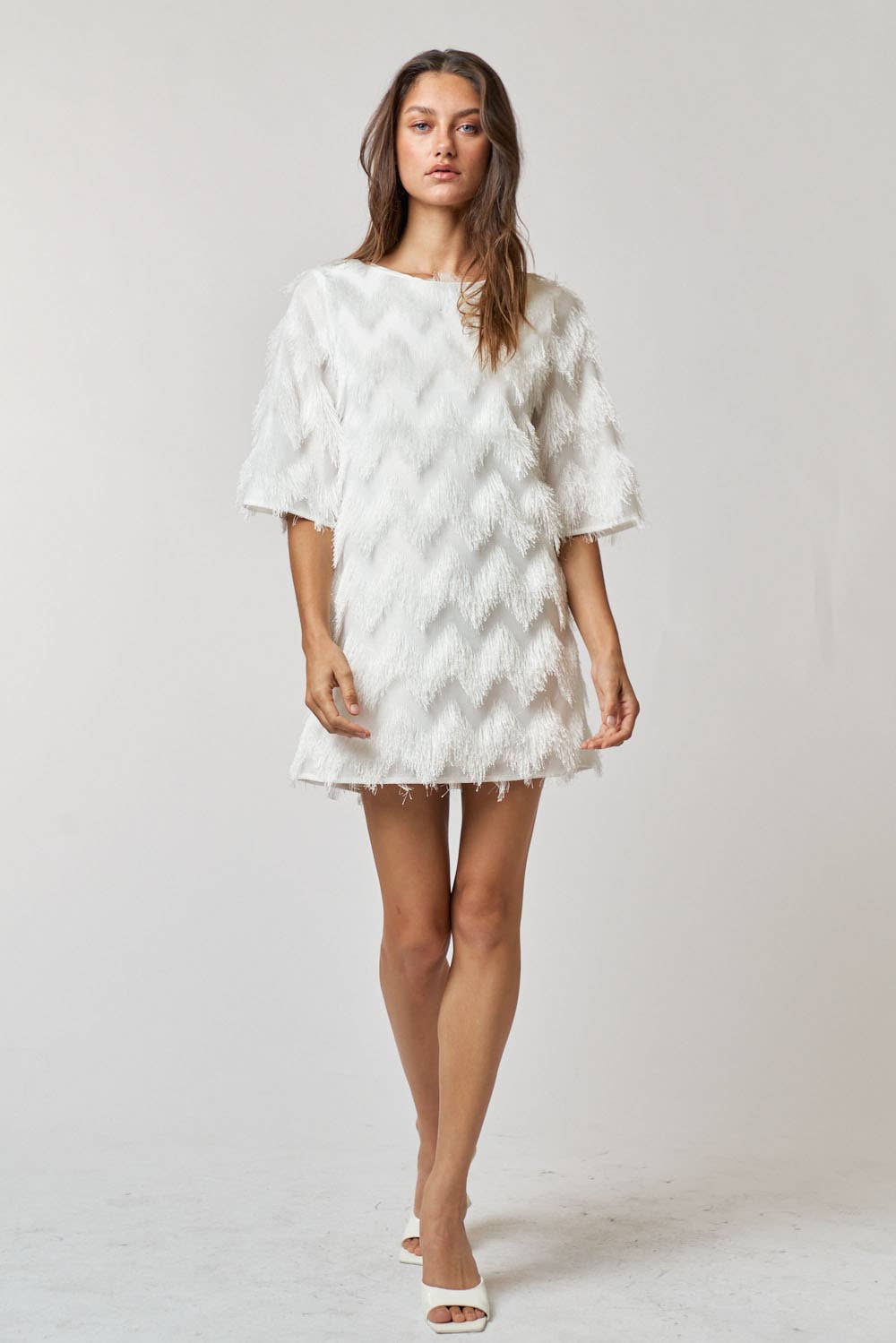 Wren Fringe Mini Dress